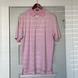 Peter Millar Pink Striped Polo